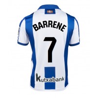 Camisa de Futebol Real Sociedad Ander Barrenetxea #7 Equipamento Principal 2024-25 Manga Curta